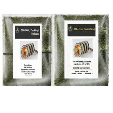 Maadan Premium Sushi Nori Combo Pack (200 Sheets)