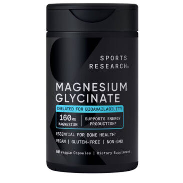 Magnesium Glycinate 160mg – High-Absorption Chelated Reset for Systemic Calm (60ct)