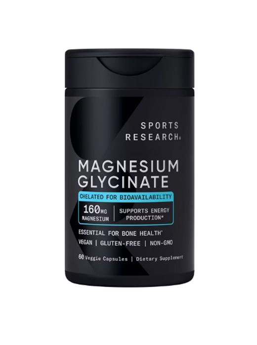 Magnesium Glycinate 160mg – High-Absorption Chelated Reset for Systemic Calm (60ct)