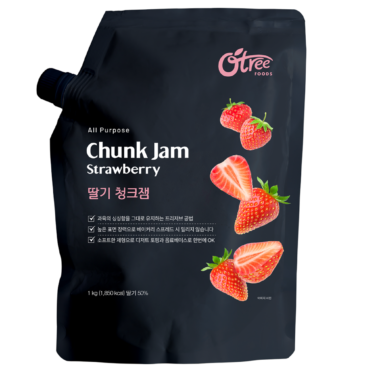 strawberry - Premium, clean-label, natural fruit flesh. Familiar to cocktail, matcha, and home-café consumers